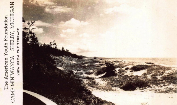 Camp Miniwanca - Old Postcard View (newer photo)